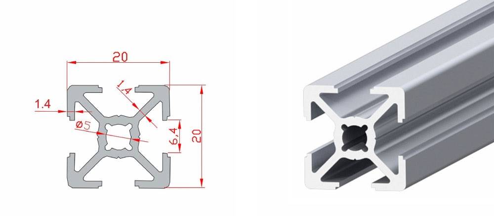 20X20 SİGMA PROFİL